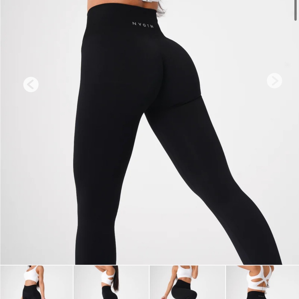 NVGTN Black High-Waisted Leggings